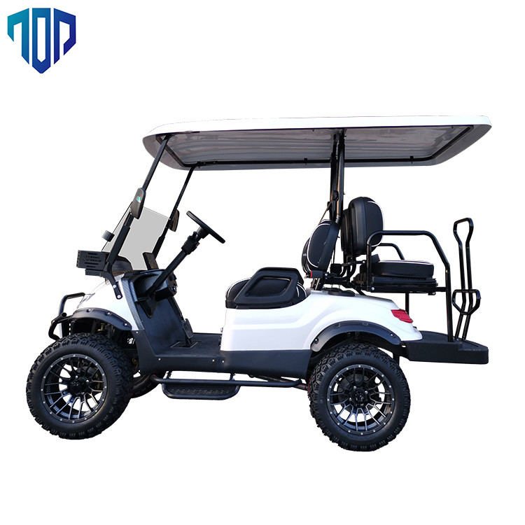 EV2+2 Elektrikli Özelleştirilebilir Renkli TOP Golf Arabası Üst Düzey Yükseltilebilir