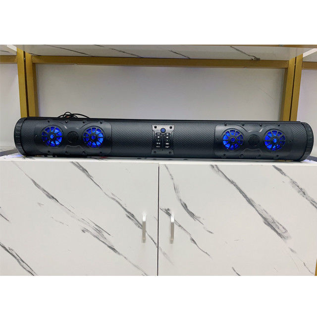 Güçlendirilmiş ATV UTV Golf Araba BT Bağlantısı 8 Golf Araba Hoparlörü LED Işıkla Su geçirmez Ses Çubuğu