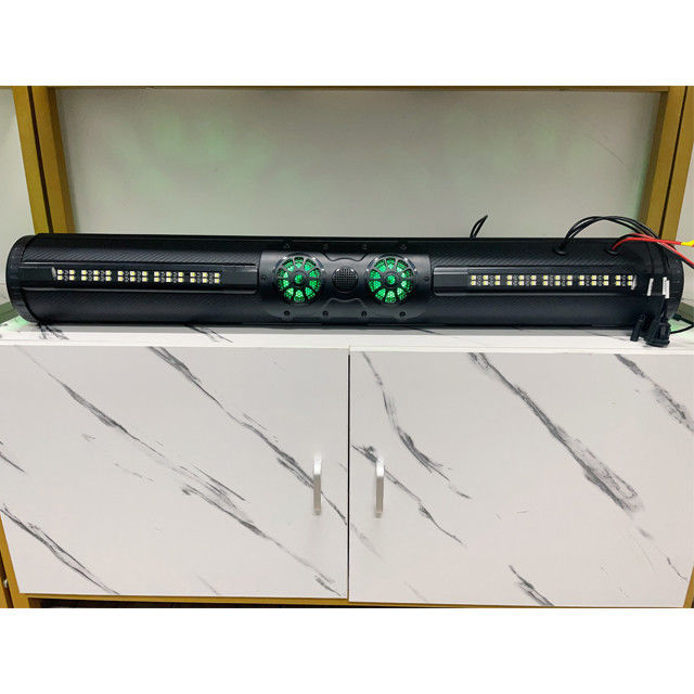 Güçlendirilmiş ATV UTV Golf Araba BT Bağlantısı 8 Golf Araba Hoparlörü LED Işıkla Su geçirmez Ses Çubuğu