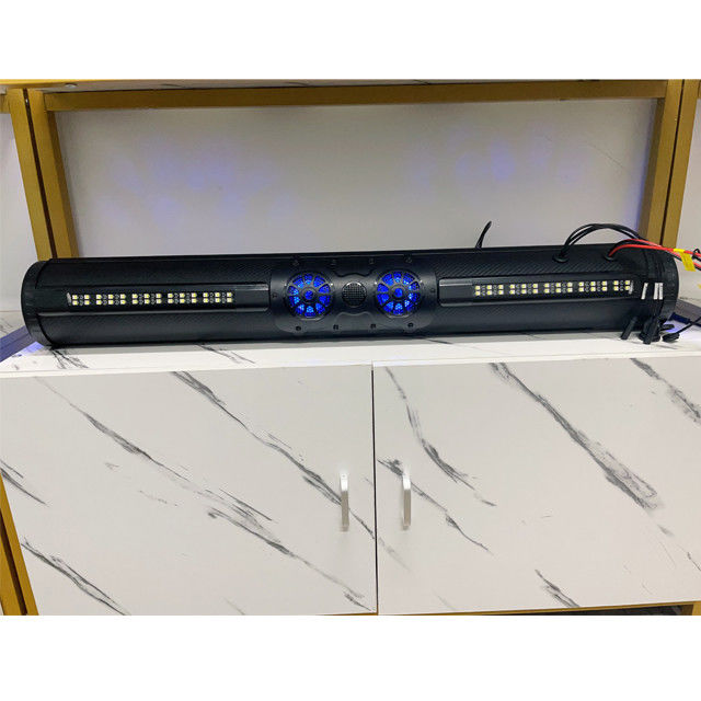 Dışarıda Güçlendirilmiş ATV UTV Golf Araba BT Bağlantısı 8 Hoparlör Ses Çubuğu LED Işığı ile Su geçirmez 500 Watt