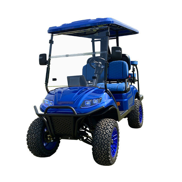 72 V 4 Yolcu ESP 4 Tekerlekli Elektrikli Sürüş Motorlu Sokak Yasal Golf Arabası