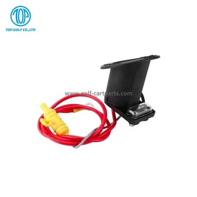 Club Car DS Receptacle 48V Fuse Assembly with 12V Voltage LED Red Taillights and 5 Years Warranty