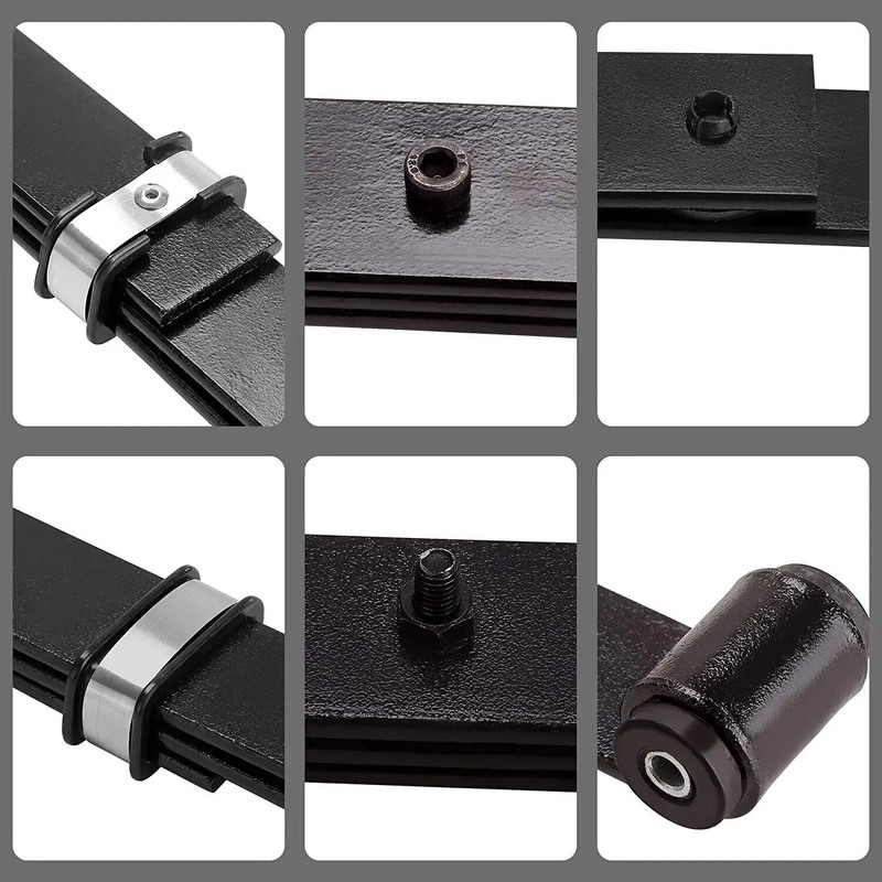 Heavy Duty 4-Leaf Spring Suspension Lift Kit with 6