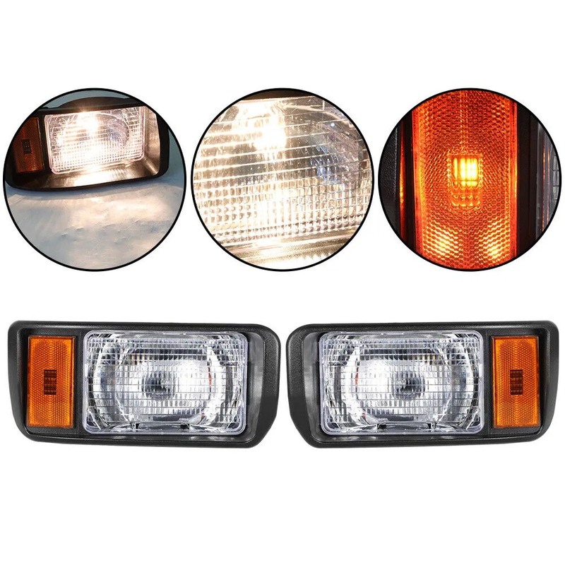 300-600W 12V Golf Cart Light Kit with Halogen Headlight and LED Taillight for Club Car DS 50000 Pieces/Year