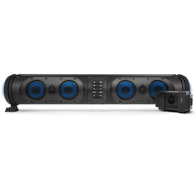 Yüksek Kaliteli Denizcilik Sınıfı IP66 USB/Aux Subwoofer Squawker Tweeter Hoparlör Elektrik Golf Arabası Bluetooth Ses Çubuğu