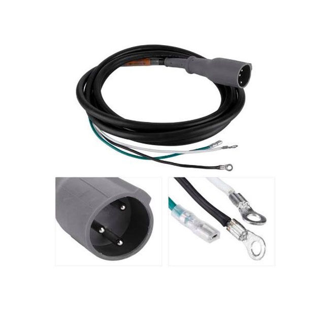 Kulüp Arabası DS ve Önceki için 48V Şarj Plug, DC Kablo Setli 3-Pin Erkek Plug, Değiştiriler OEM# 101828901 103429001 101128901