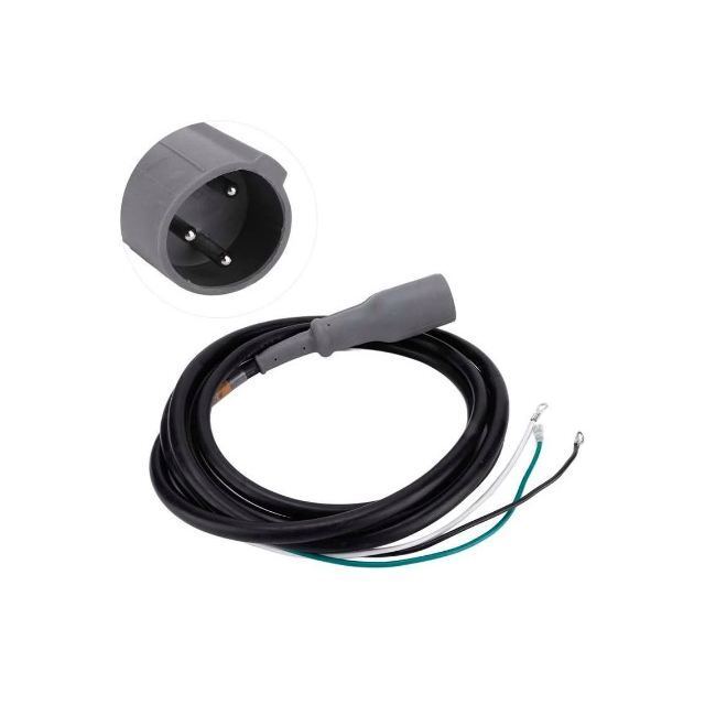 Kulüp Arabası DS ve Önceki için 48V Şarj Plug, DC Kablo Setli 3-Pin Erkek Plug, Değiştiriler OEM# 101828901 103429001 101128901