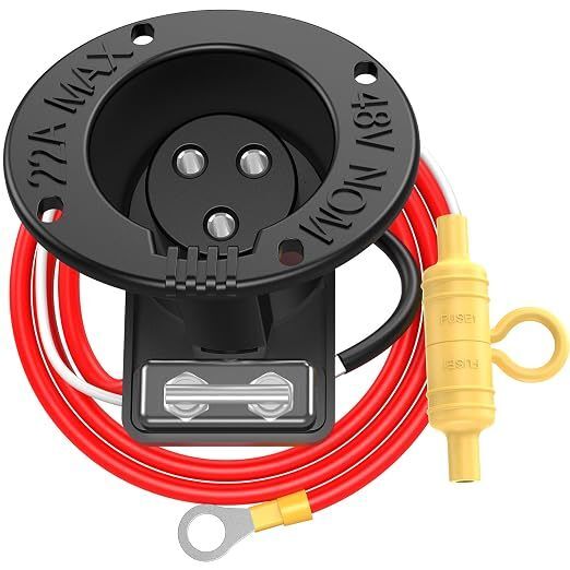 Club Car DS Şarj Aleti Sigorta Düzeneği 101802101 OEM Yedek Entegre 48V Sigorta Komple Kablo Demeti